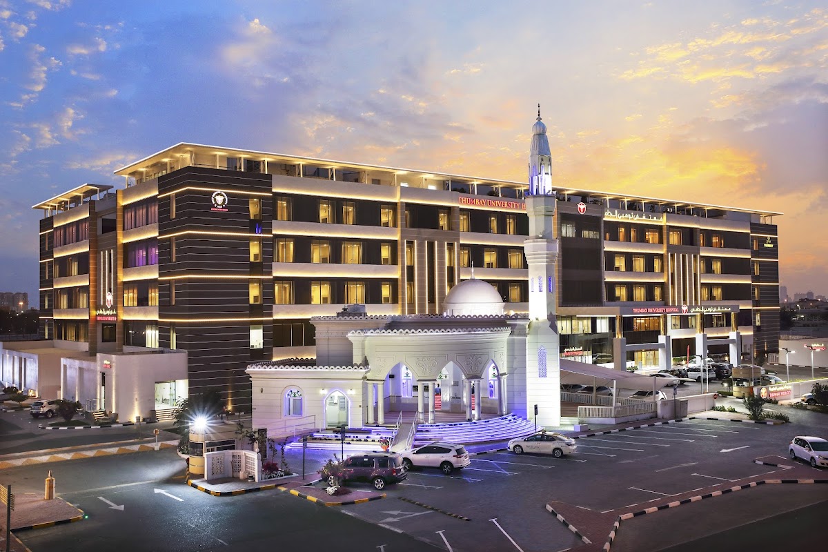 Thumbay University Hospital – Ajman (serving Dubai medical tourists)