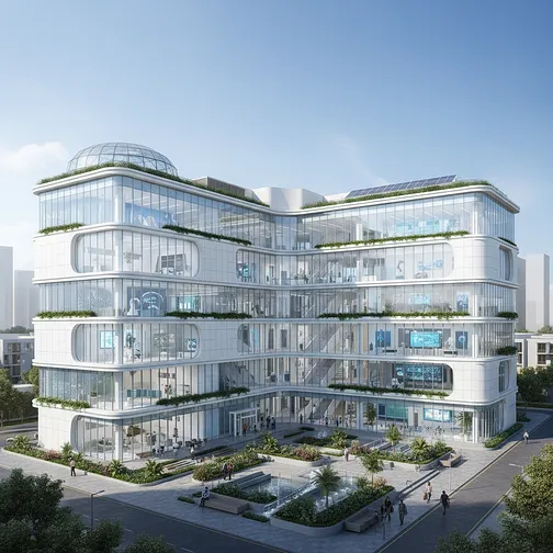 Modern hospital in India with advanced technology