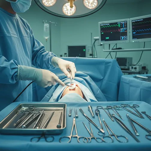 Orthopedic surgery in a modern Indian hospital